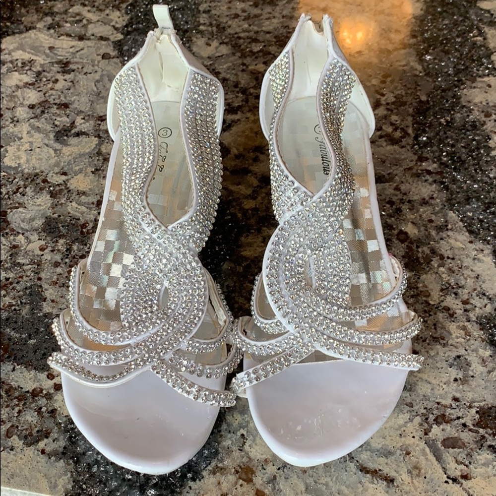 Glitzy shoes